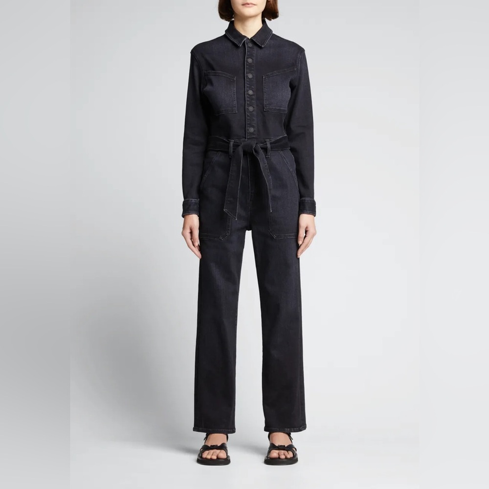 MOTHER Double Slant Jumpsuit Ankle